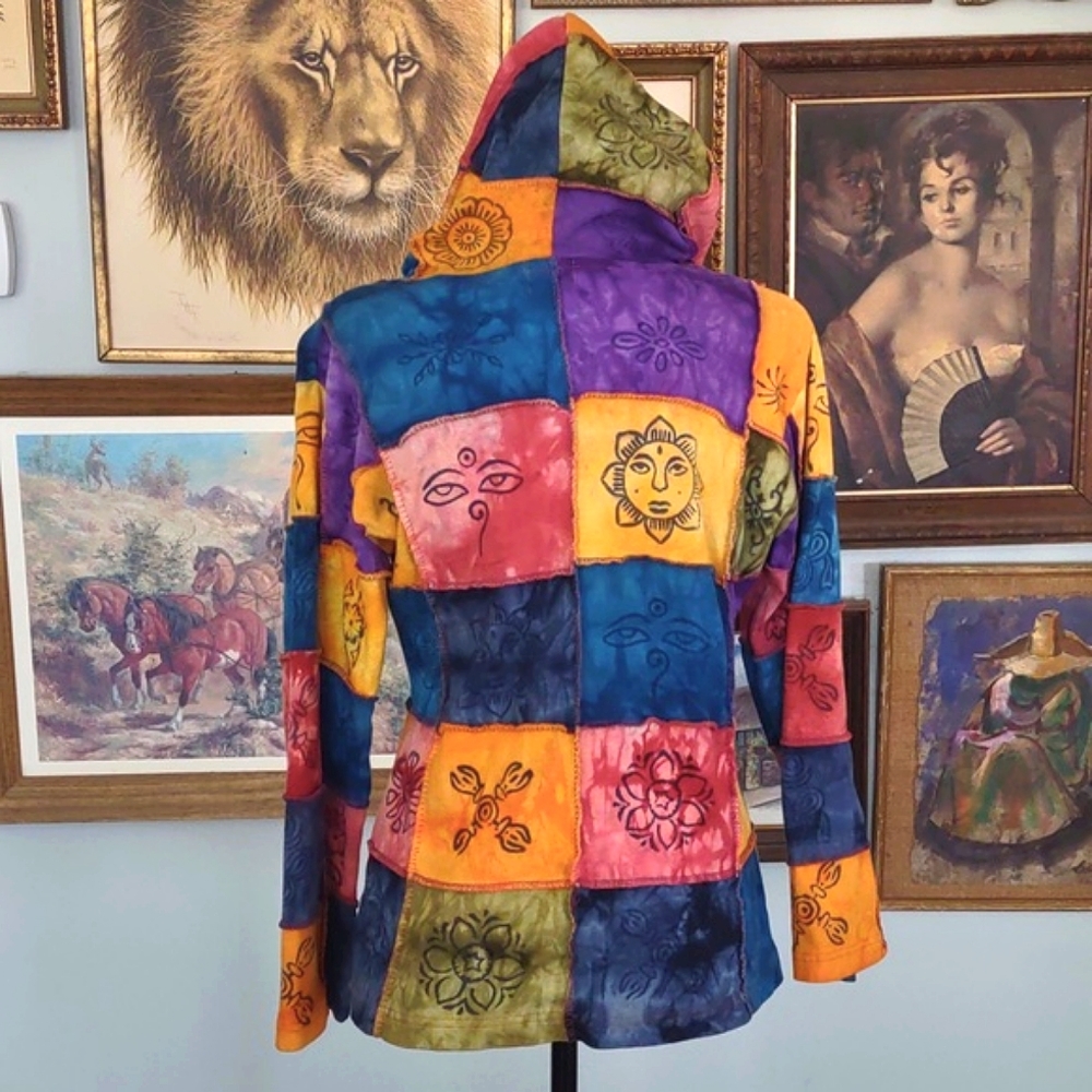 Patchwork Zip Up Riding International - image 2